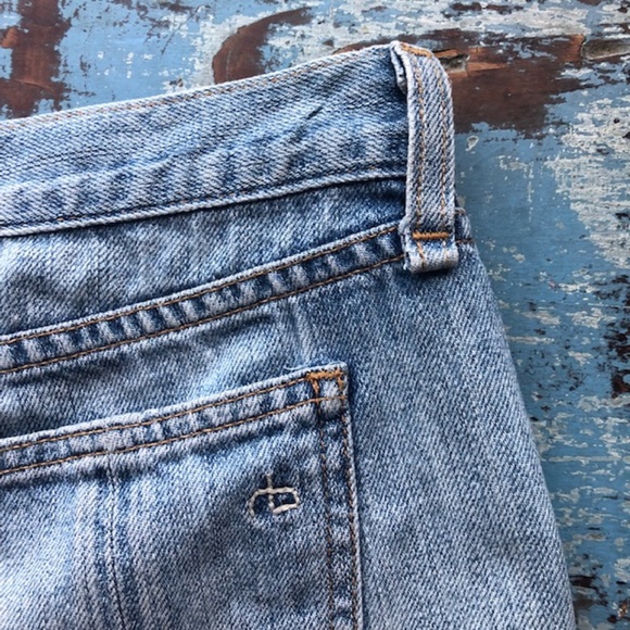 RAG & BONE Mid Rise Moto Denim Shorts Size 25 - Picture 8 of 12